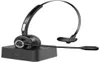 Mobiele telefoon-oortelefoon Draadloze Bluetooth-headset met laadstation Ruisonderdrukkende MicrophoneOver Business-headsets passen op Truc5676179