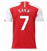 23 24 24 Saka G. Jesus Soccer Jerseys Smith Rowe Fan Wersja Strzelcy Martinelli Odegaard Thomas Nketiah Tierney Arsen 2023 2024 Zestaw dla dzieciak