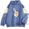 Psychological Bunny New Bad Bunny Hoodies Sweatshirts Men/Women Populära klistermärke Streetwear Fashion Casual Loose Pullovers Hip Hop Hoodie 330