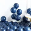 138pcs 우주 우주 우주 우주 비행사 로켓 갤럭시 테마 풍선 갈색 아치 키트 소년 생일 파티 장식 Globos 베이비 샤워 240220