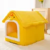 Mats Pits Puppy Cave canapé pliable Pet House Indoor Kennel Small Chiens chats hiver