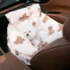 Mats Portable Cat Dog Bed Travel Car Safety Pet Seat Transport Valp Carrier Soft Soffa Stor rymdkorg Kattunge Kuddeskydd