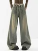 Damesjeans Vintage Damesmode Baggy Broek Vrouwelijke Koreaanse stijl Jean Broek Dames Retro Casual Rechte Wijde Pijpen Streetwear