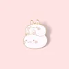 Korean Version Little Brooch Student Cute Cartoon White Rabbit Anti Light Pin Cowboy Badge