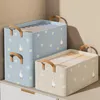 Shopping Bags Wardrobe Clothes Organizer With Handle Foldable Closet Storage Boxes For Underwear Socks Scarves Skirts