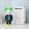 Bearbrick% 400 Şiddetli Ayı Yapı Taşları Ayı Vinil Serisi Ağ Kırmızı Trend Bebek Dekorasyonu