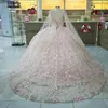 Princess Sweetheart Ball Pink Gown Quinceanera Dress med Cape Pärlade applikationer 3Dflower Tull Party Gowns Vestidos de 15 Anos S S