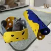 おもちゃ3mトンネルおもちゃ猫の楽しい猫おもちゃフェルトスプライシングトンネルの変形可能な子猫の皮の折りたたみ穴ハウストンネルインタラクティブペットおもちゃ