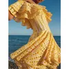 Nya mode sexiga casual klänningar kvinnor sommar ärmlös kvällsfest strandklänning kort chiffong miniklänning kvinnkläder kläder spanska nisch trendiga märke