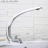 Bathroom Sink Faucets Bathroom faucet rose gold white bathroom basin faucet cold and hot water mixer sink faucet deck installation black faucet Q240301