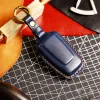 Leather Car Key Case Cover for Toyota Prius Camry Corolla CHR C-HR RAV4 Land Cruiser Prado