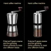 High Tools Quality Manual Grinder Ceramic Grinding Core 6/8 Adjustable Settings Portable Grinders Coffee hine s