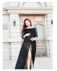 Ny moderskapsklänning för PO Shoot Black Lace Maternity Dress Pregnancy POGRAPHY PROPS GOLVLENGT Lång graviditetsklänning7568712