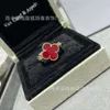 Fashion Classic Four Leaf Clover Armband Desginer Van Cleff Armband VCAS Clover Fanjia High Version CNC Clover Laserred Beik