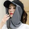 Foulards écharpe masque d'été Masque UV Protection Face Veille sol veille Veil Anti-UV