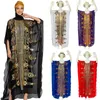 Roupas étnicas Africano Dashiki Vestidos Muçulmanos Lantejoulas Mulheres Bat Manga Robe Vestido Abaya Kaftan Dubai Boubou Tradicional Islâmico