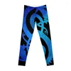 Actieve broek Loki symbool blauwe legging joggers voor sportvrouw nauwsluitende dames