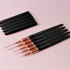 Nail Brushes Professional Acrylic Art Liner Striping Brush Ultra-thin Line Detail Drawing Painting Manicure Pen Tools