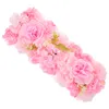 Decorative Flowers Wedding Floral Arrangements Decorations Backdrop Fake Flower Artificial Rose Simulation Silk Panel