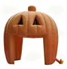 vendita all'ingrosso 3 m design speciale rifugio decorazione di halloween cupola gonfiabile di zucca mezza cabina igloo copertura per feste festival con ventilatore