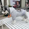 Дизайнерская одежда для собак Брендовая одежда для собак Теплая флисовая толстовка с капюшоном для домашних животных, холодные зимние куртки для собак на тему медвежонка для маленьких собак, осенний свитер премиум-класса для собак Пуловеры S A866