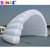 8mLx5mPx4mH (26x16.5x13.2ft) all'ingrosso tenda gonfiabile bianca per copertura palco gigante con cupola a conchiglia tendone per tetto ad aria per eventi di concerti musicali