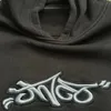 JNCO Толстовка Y2K Пуловер Толстовка Уличная одежда в стиле хип-хоп с надписью Oversized для мужчин и женщин Harajuku Готические топы Одежда 240226