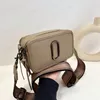 Çok renkli kamera çantası tasarımcı çanta kadınlar geniş omuz kayışları omuz çantaları cüzdan marka crossbody flep cüzdan