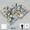 Bediening Draadloze afstandsbediening Smart Socket Switch Remote aan Uit Stopcontacten 220v 16a Eu Fr Plug voor Huishoudapparaat Ventilatorlicht