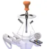 Dejaya Acrylic Hookah rura Shisha Chicha Bowl Narguile Wąż węgiel węgiel drzewny metalowe szczypce palenie akcesoria 240220