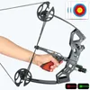 Yay Arrow Bileşik Yay Okçusu Bow 35 Pound Balıkçı Kasnağı Bow Archery Equipment Üçgen Bow Bükülmeyen Düz Yay Açık Hava Sporları YQ240301