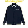 Monday Flow Spring Winter Golf Mens Jacket Button Collar Baseball Clothes Casual Sports Top 240228