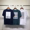 Męskie koszulki T-shirt T-shirty z krótkim rękawem mody chłopiec hip hop sport Putdoor Beach Tees High Summer Ubrania Geomtric Stones Island 240301