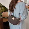 Fashion Hobo Loop Bag 2pcs /Set Women Designer Crossbody Handtas Embossing Pas Pm PM Croissant Chain Tassen Half-maan onderarm portemonnees Grote capaciteit Tellingen schoudertassen