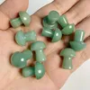 Natuurlijke 15*20mm Paddestoel Stenen Standbeeld Gesneden Kristallen Paddestoel Ornament Healing Kamer Woondecoratie Ambachtelijke Accessoires