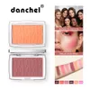 6 Color Elegant Lady Powder Blusher High Color Rendering Makeup Rouge Baby Pink For Sweet Girl Smoked Roses Make Up Cosmetics