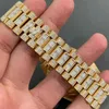 Hip Hop diamanten horloge Lab Grown Diamond IGI-gecertificeerd natuurlijk diamanten herenpolshorloge voor heren tegen groothandelsprijs