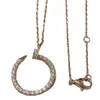 Naszyjniki wiszącego Modne naszyjnik projektant biżuterii dla kobiet luksusowe listy łańcucha chokera gole