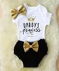 3 stks schattige pasgeboren baby meisje outfits kleding tops romper tutu shorts broek pasgeboren baby kleding unisex zomer kleding12888673