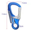 Carabiner d'escalade extérieure 35KN Mountaine d'alpinisme Downhill Descending Safety Hook via Ferrata Buckle Autolock 240223