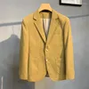 Pakken voor heren Britse stijl gestreepte casual blazerjassen Heren 2024 Wafel slim fit zakelijke blazers Jas Homme Formeel sociaal schoolfeest Smoking