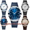 Montres mécaniques de marque de luxe pour hommes et femmes, montres classiques de styliste, lunette en céramique, emblème étoile, bracelet en cuir 41mm