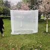 Camping Mosquito Net Indoor Outdoor Insect Tent Travel Repellent Tent Insect Reject 4 Corner Post Canopy Curtain Bed Hanging Bed 240228