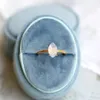 LAMOON Natural Moonstone Ring For Women 925 Sterling Silver K Gold Plated Wedding Engagement Retro Japan Style Fine Jewelry 240227