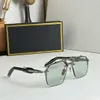 1 Stück Mode runde Sonnenbrille Brillen Sonnenbrille Designermarke Schwarzer Metallrahmen Dunkle 50-mm-Glaslinsen für Herren Damen Bessere braune Hüllen High-End-Sonnenbrille