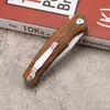 Najwyższa jakość A2293 Flipper Składanie noża D2 Satin Tanto Blade CNC Rosewood Rączka na zewnątrz kempingowe kempingowe kulki noży EDC Pocket Folder