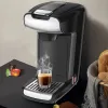 Verktyg Americano Mini Electric Coffee Machine Espresso Capsule Cafe Maker Home Office Travel 600 ml One Nice Operation Black 750W