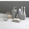 Holders Bathroom Supplies Marble Bathroom Set Nordic Luxury Toothbrush Holder Soap Dish Lotion Bottle/Bathroom Decoration Accessories