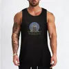 Herrtankstoppar Green Place 2024 Tree Things Top Gym Clothes Man Fitness Summer