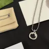 2024 Simple Style Womens Letter Pendant Halsband Nytt varumärkesdesign Jewelry Classic Design Födelsedagspresent Halsband med låda högkvalitativ lång kedja